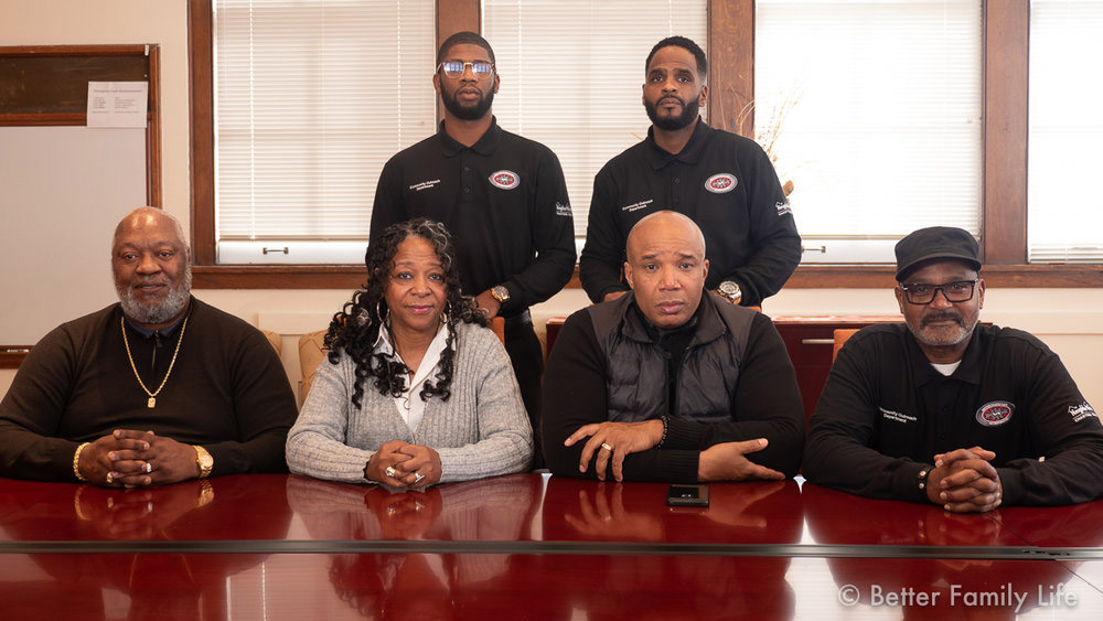 Staff who respond to a 24-hour hotline in St. Louis to de-escalate the violence