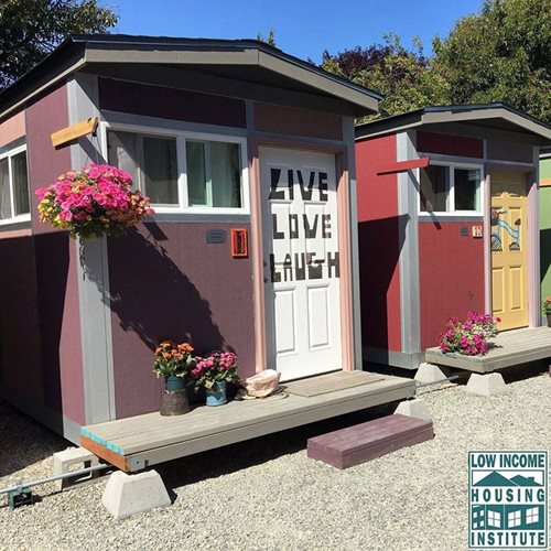 A tiny house in Seattle is used to keep homeless residents safe during COVID.