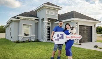 New owners in a home sold by Affordable Homes of South Texas.