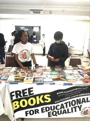 Books on display