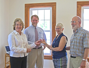 A new home in the community land trust run by HAPEC in New York's Adirondacks.